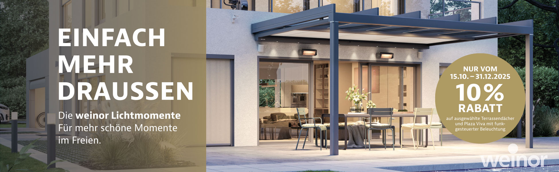 Herbstaktion von weinor